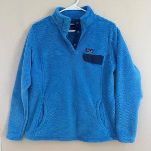 Patagonia Re-Tool Snap-T Fleece Pullover, kids XXL (16-18), blue